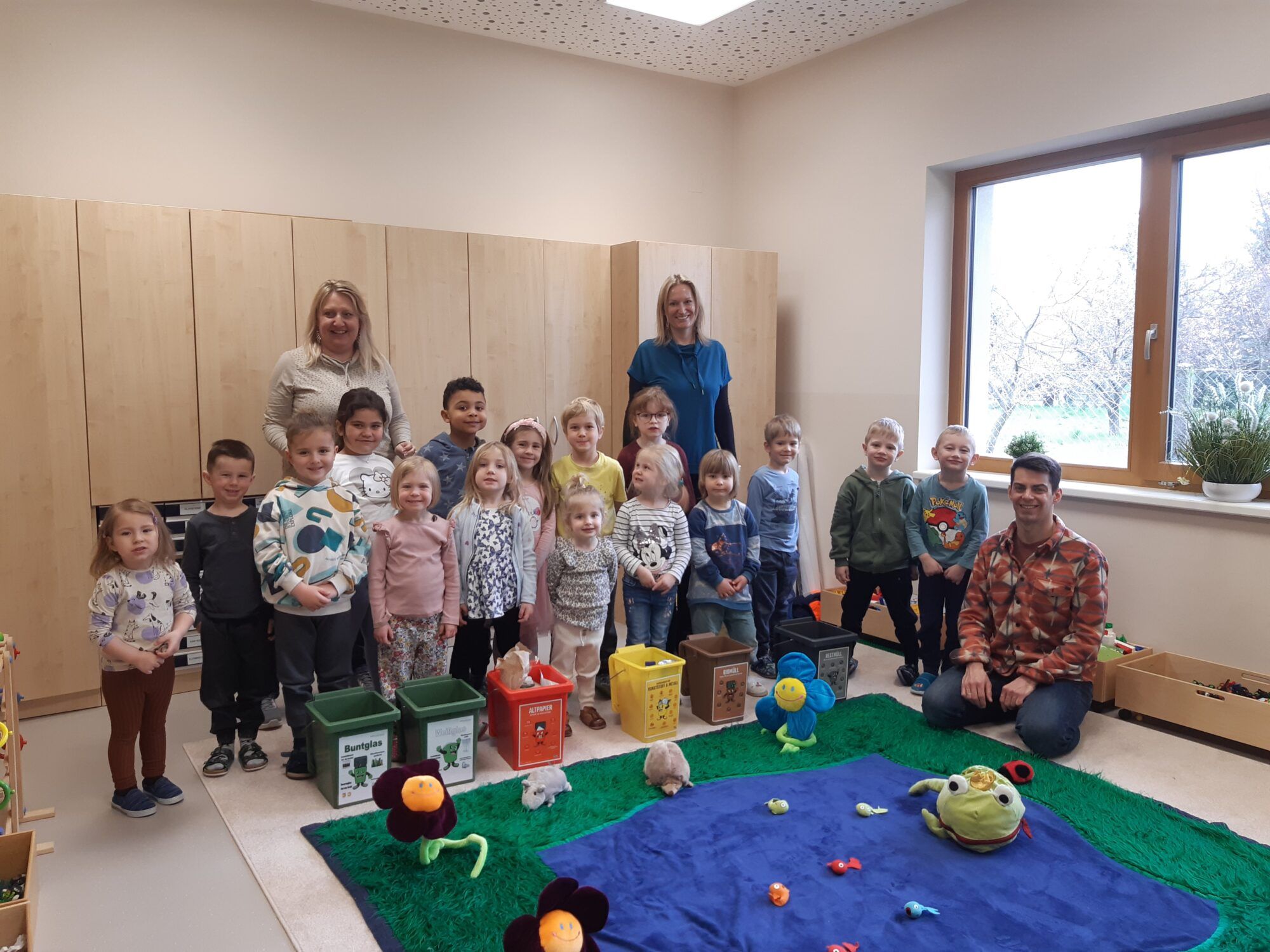 Mülltrenndeckenspiel Kindergarten Zillingdorf